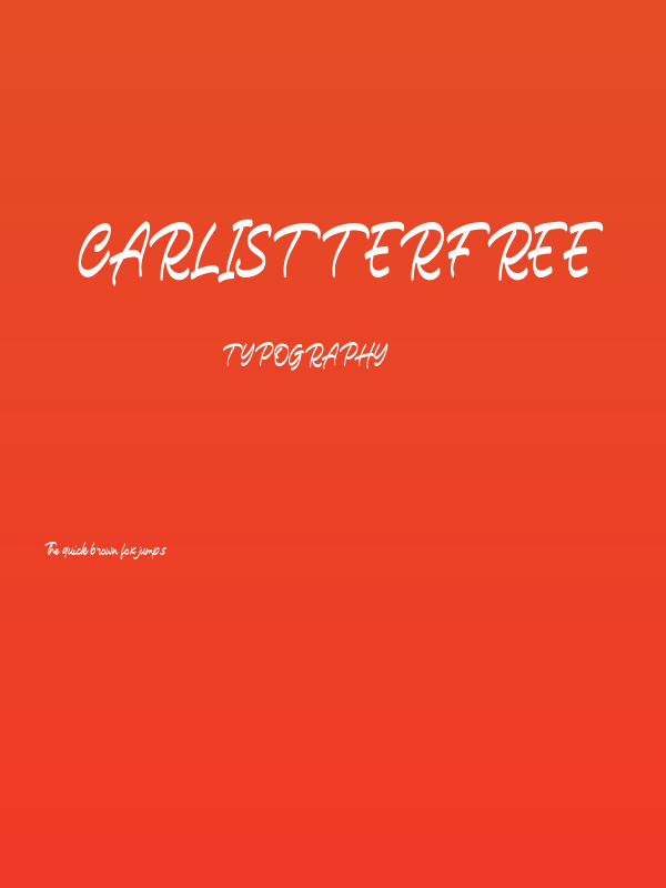 CarlistterFREE Poster