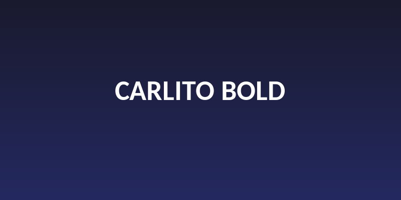 Carlito Bold Social Header