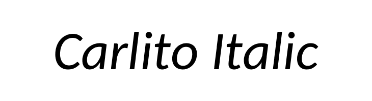 Carlito Italic  नि: शुल्क फ़ॉन्ट्स डाउनलोड
