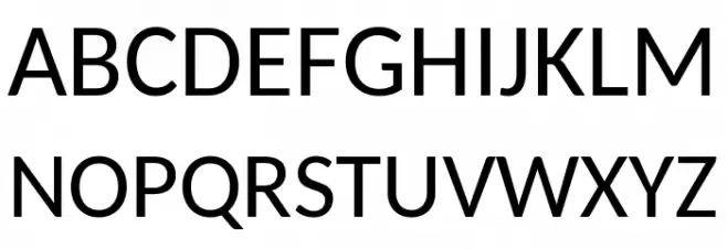 Carlito Шрифта ВЕРХНИЙ