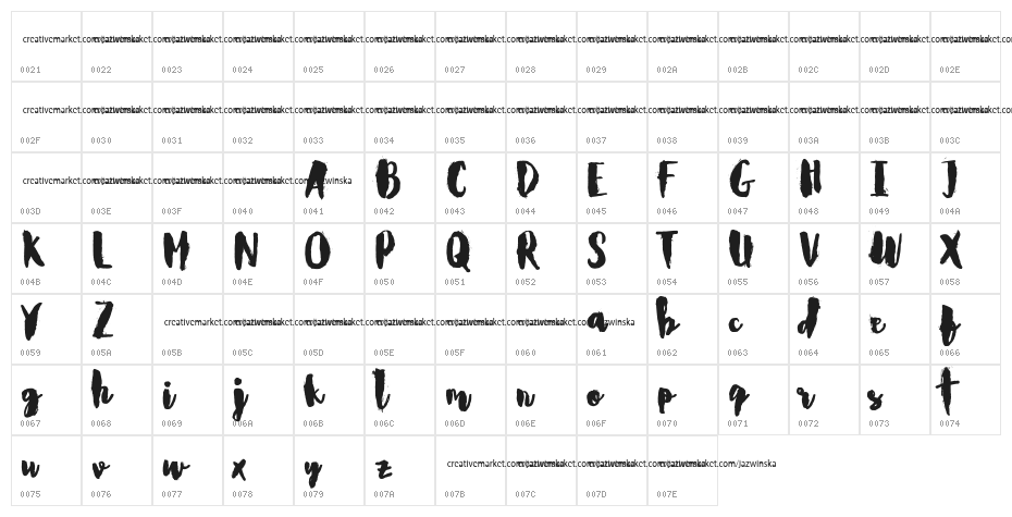 Carlitos Character Map