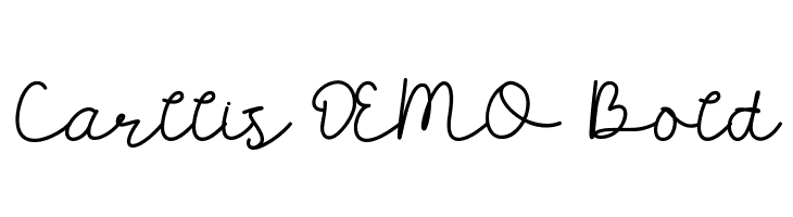 Carllis DEMO Bold  免费字体下载