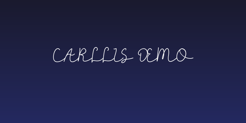 Carllis DEMO Social Header