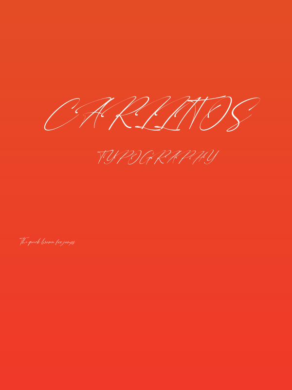 Carllitos Poster