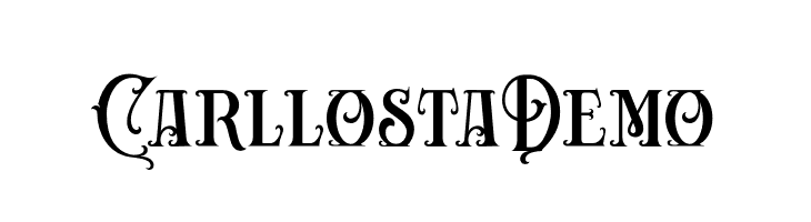 CarllostaDemo  Descarca Fonturi Gratis
