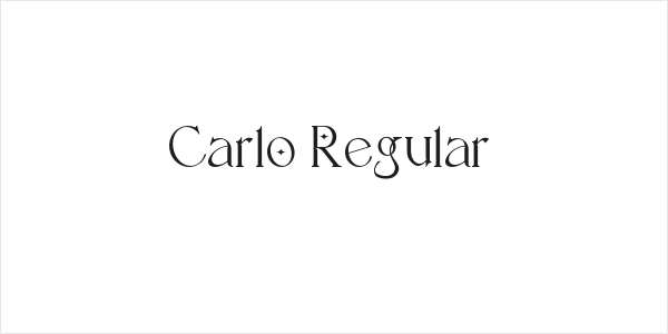 Carlo-Regular Logo