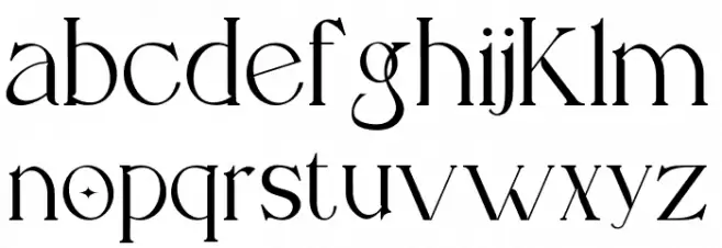 Carlo-Regular Font LOWERCASE