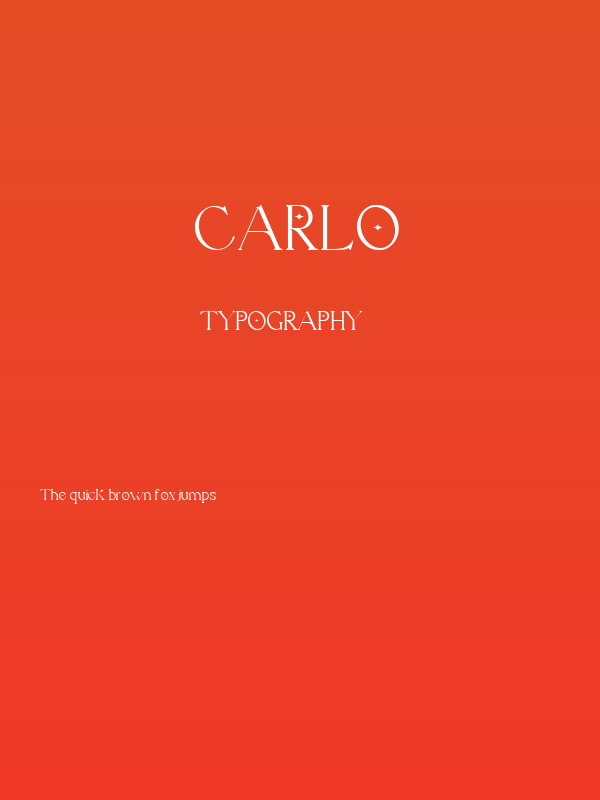 Carlo Poster