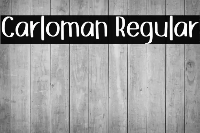Carloman Regular Font examples