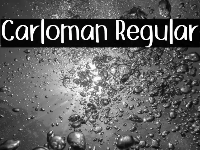 Carloman Regular Font examples