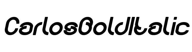 Carlos Bold Italic  Скачать бесплатные шрифты