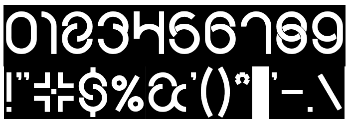 Carlos-Inverse Font OTHER CHARS