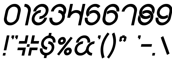 Carlos Italic Font OTHER CHARS