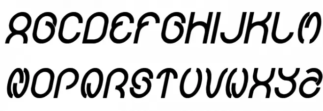 Carlos Italic Font Litere mari