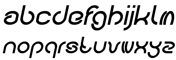 Carlos Italic Font LOWERCASE