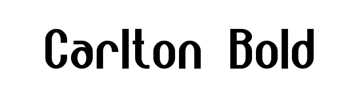 Carlton Bold  免费字体下载
