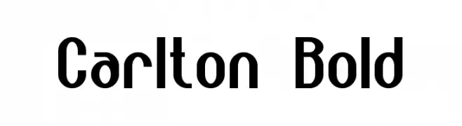 Carlton Bold  baixar fontes gratis