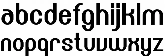 Carlton Bold फ़ॉन्ट लोअरकेस