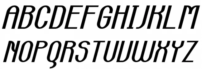 Carlton Italic Polices MAJUSCULES