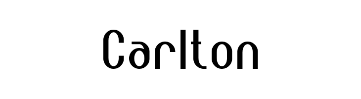 Carlton  Frei Schriftart Herunterladen