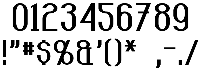 Carlton Font OTHER CHARS