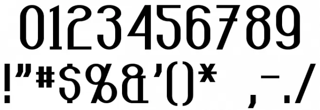 Carlton Font OTHER CHARS