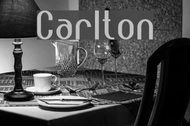 Carlton Font examples