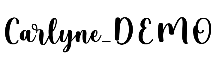 Carlyne_DEMO  Frei Schriftart Herunterladen