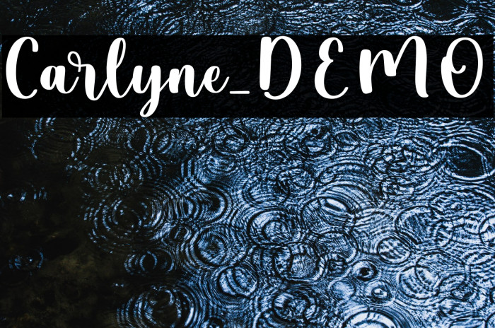 Carlyne_DEMO Example 1