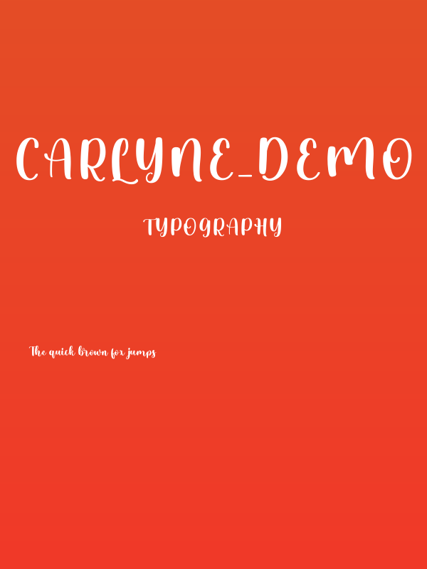 Carlyne_DEMO Poster