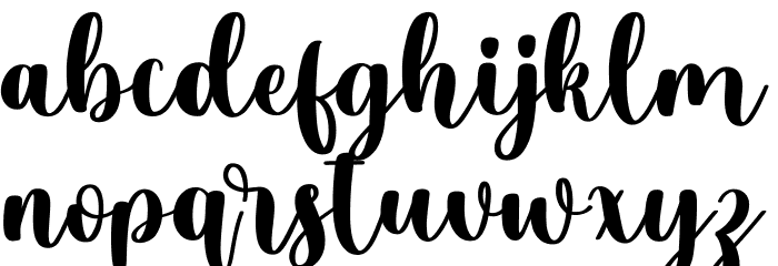 Carlyne_DEMO Font LOWERCASE