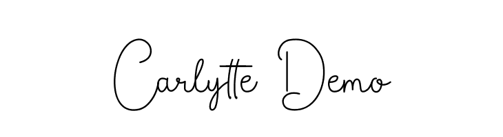 Carlytte Demo  नि: शुल्क फ़ॉन्ट्स डाउनलोड