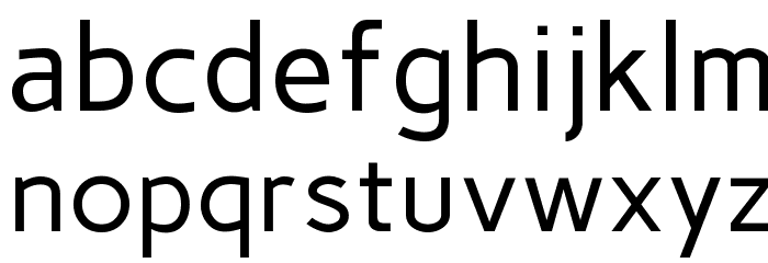 Carme Regular Font LOWERCASE