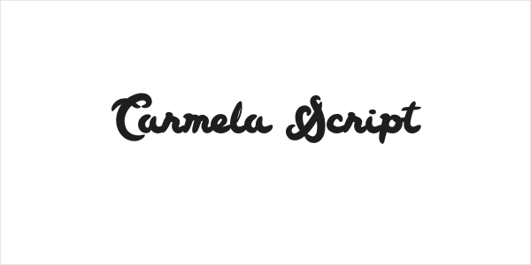 Carmela Script Logo