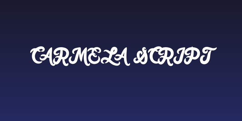 Carmela Script Social Header