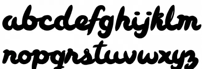 Carmela Script Schriftart Kleinbuchstaben