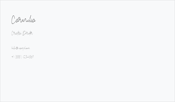 Carmelia  Business Card