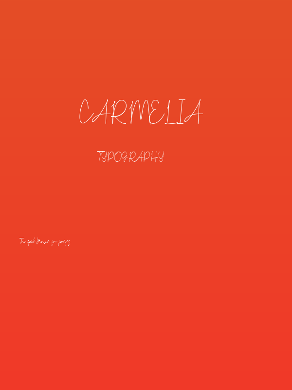 Carmelia  Poster