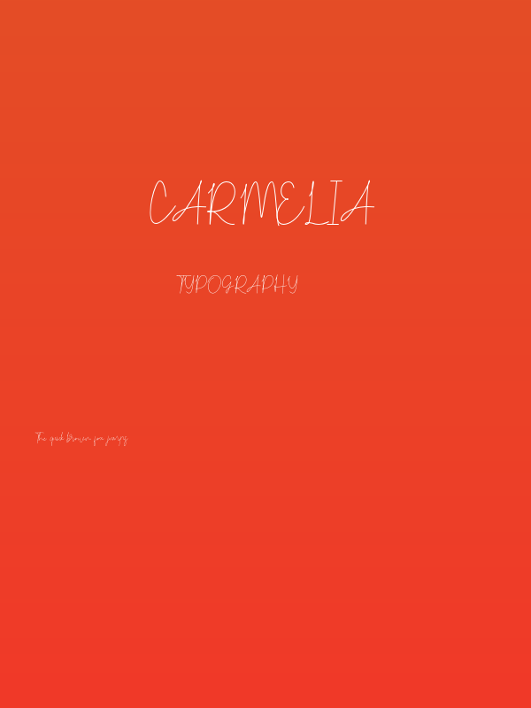 Carmelia Poster