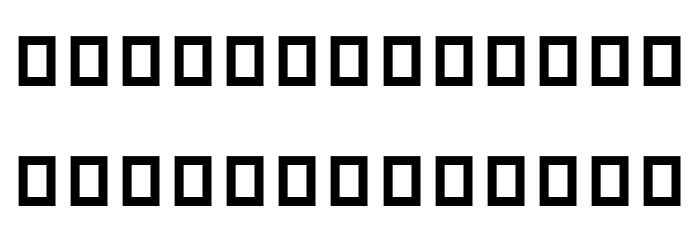 CarmelitBold Font LOWERCASE