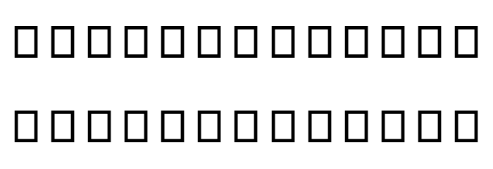 CarmelitRegular Font LOWERCASE