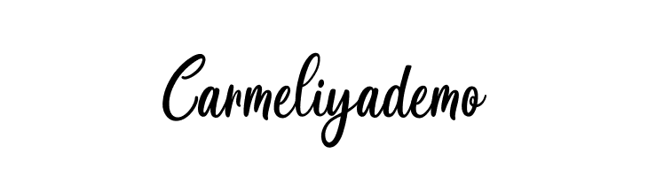 Carmeliya_demo  Frei Schriftart Herunterladen