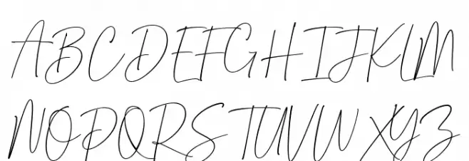 Carmelot Schriftart Groß