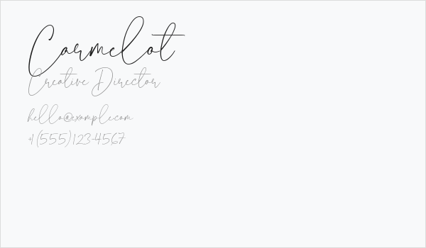 Carmelot Business Card