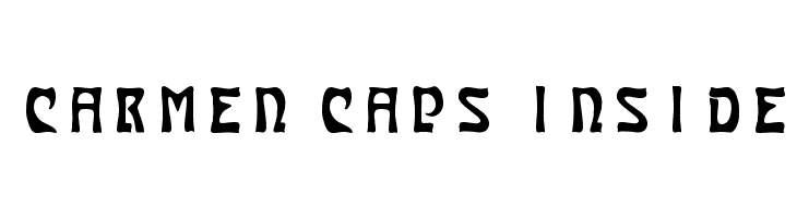 Carmen Caps Inside  baixar fontes gratis