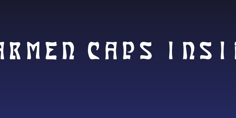Carmen Caps Inside Social Header