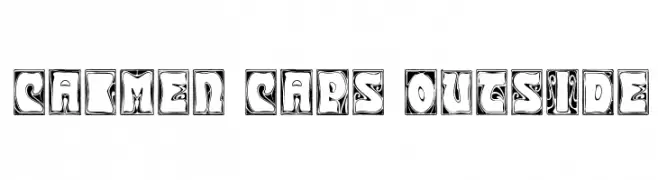 Carmen Caps Outside  Descarca Fonturi Gratis
