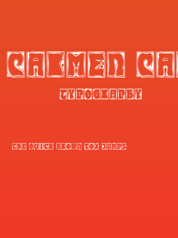 Carmen Caps Outside Poster
