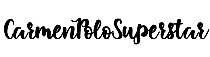 Carmen Polo Superstar  Free Fonts Download