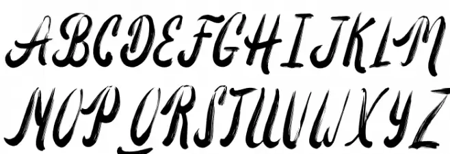 Carmentz フォント 大文字